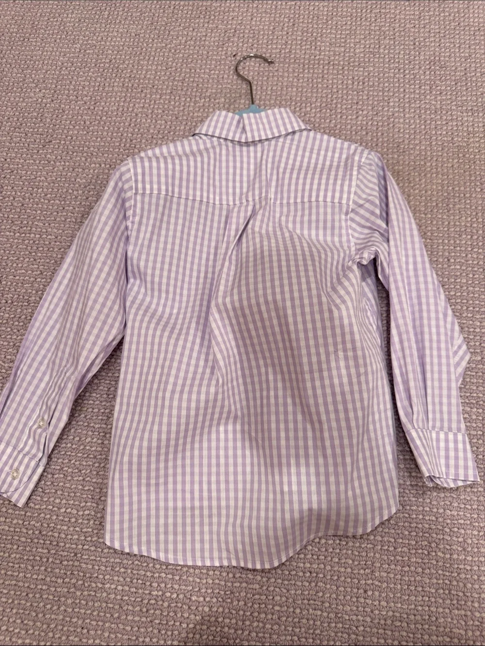The Beaufort Bonnet Company Lilac & White Gingham Button-Down Shirt